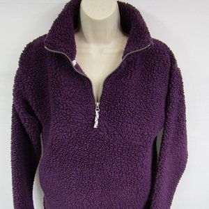 Sherpa | Quarter Zip | Fleece | Women's | SO | Warm | Purple | S